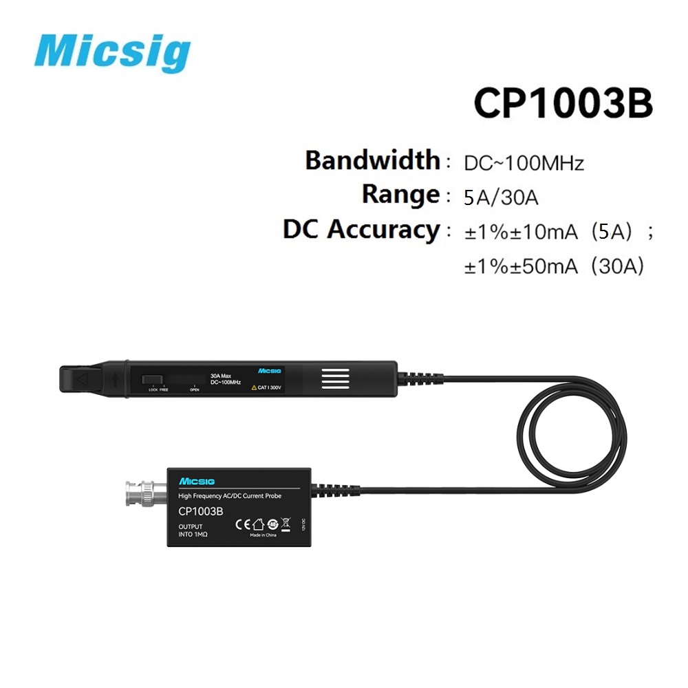 Current Probe Ac Dc 50Mhz Oscilloscope - Micsig Sondas de corriente CA/CC de