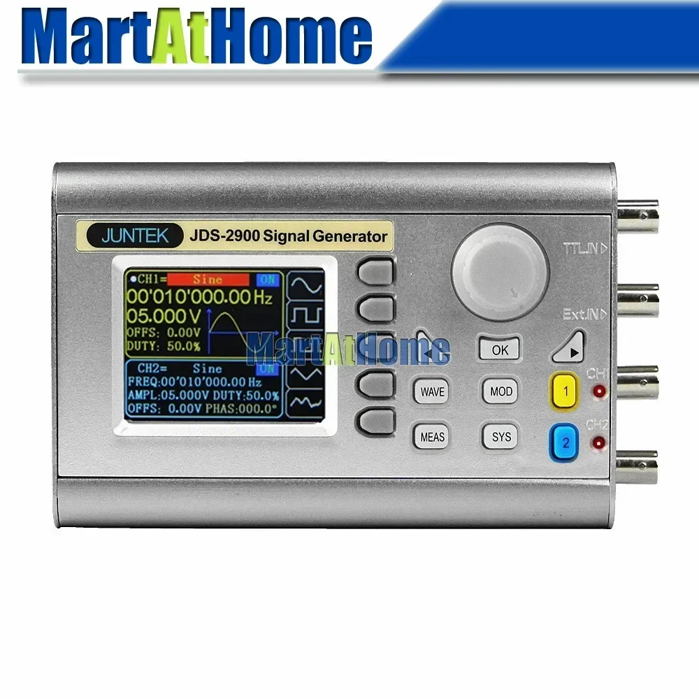 Generador de señales DDS digit - Dual Channel Arbitrary Waveform Function Generator 60Mhz reseña y precio